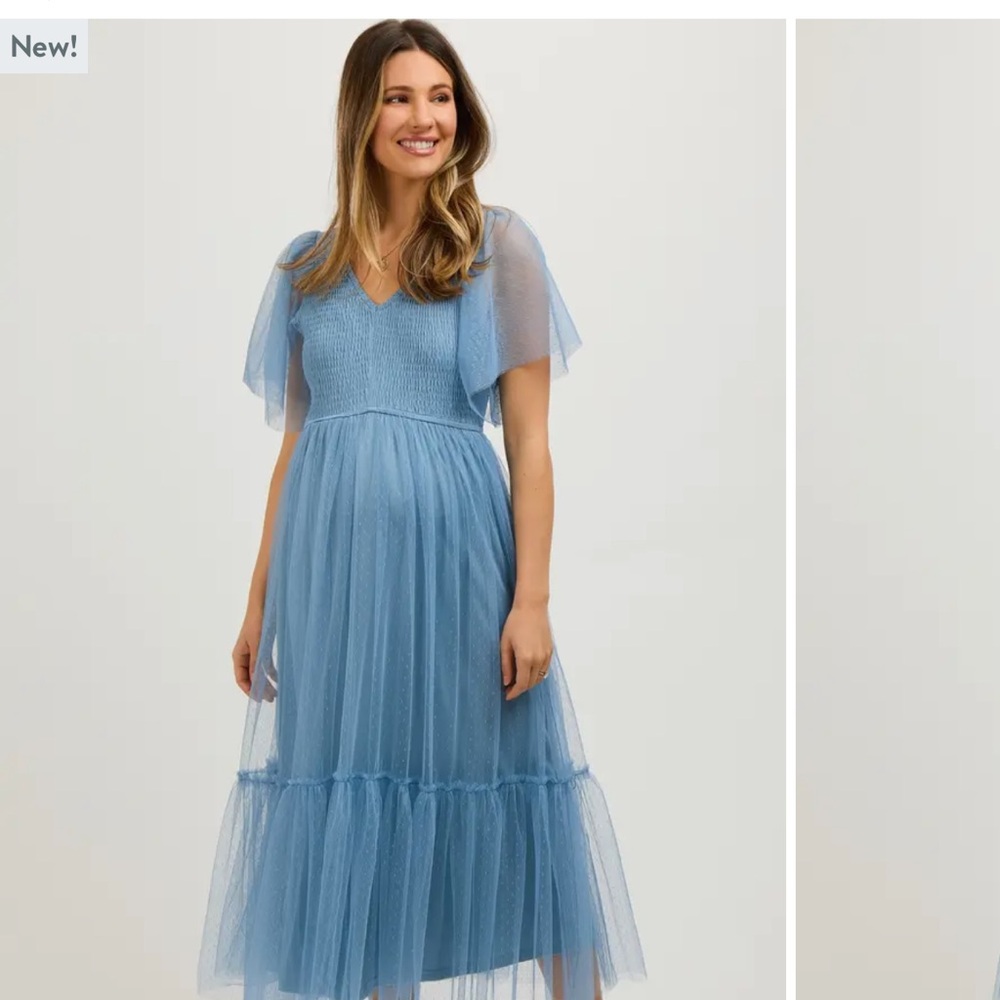Maternity Blue Women's Dress